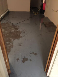 911 Restoration - water damage- Hanover- basement flood